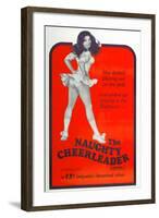 THE NAUGHTY CHEERLEADER, US poster, Barbi Benton, 1970-null-Framed Art Print