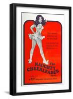 THE NAUGHTY CHEERLEADER, US poster, Barbi Benton, 1970-null-Framed Art Print