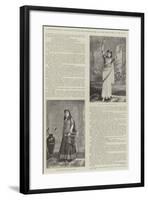 The Nautch Girl, an Interview with Miss Lenore Snyder and Miss Jessie Bond at the Savoy-null-Framed Giclee Print