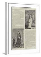 The Nautch Girl, an Interview with Miss Lenore Snyder and Miss Jessie Bond at the Savoy-null-Framed Giclee Print
