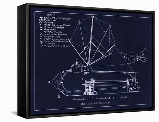 The Nautilus 1798-Tina Lavoie-Framed Stretched Canvas