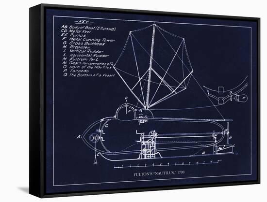 The Nautilus 1798-Tina Lavoie-Framed Stretched Canvas