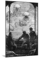 The Nautilus Passengers, Illustration from 20,000 Leagues under the Sea by Jules Verne (1828-1905)-Alphonse Marie de Neuville-Mounted Giclee Print