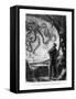 The Nautilus Passengers, Illustration from "20,000 Leagues under the Sea"-Alphonse Marie de Neuville-Framed Stretched Canvas