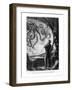 The Nautilus Passengers, Illustration from "20,000 Leagues under the Sea"-Alphonse Marie de Neuville-Framed Giclee Print