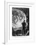 The Nautilus Passengers, Illustration from "20,000 Leagues under the Sea"-Alphonse Marie de Neuville-Framed Giclee Print