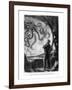 The Nautilus Passengers, Illustration from "20,000 Leagues under the Sea"-Alphonse Marie de Neuville-Framed Giclee Print