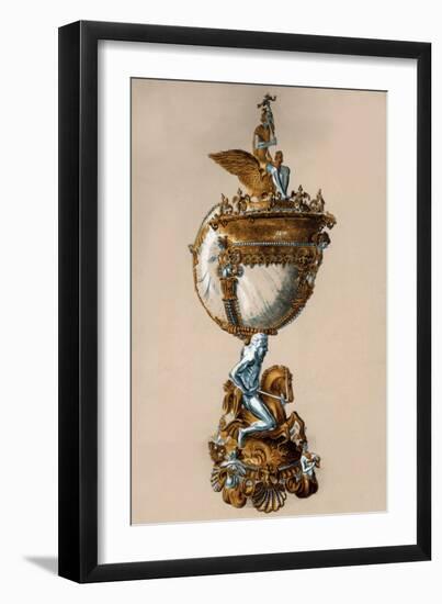 The Nautilus Shell, 19th Century-Charles James Richardson-Framed Premium Giclee Print