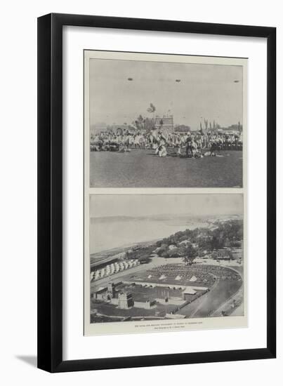 The Naval and Military Tournament at Bombay in December Last-null-Framed Giclee Print