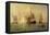 The Naval Battle, July 30, 1826-Edward De Martino-Framed Stretched Canvas