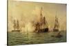 The Naval Battle, July 30, 1826-Edward De Martino-Stretched Canvas