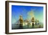 The Naval Battle of Athos-Alexei Petrovich Bogolyubov-Framed Giclee Print