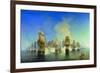 The Naval Battle of Athos-Alexei Petrovich Bogolyubov-Framed Giclee Print