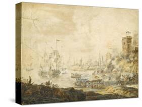 The Naval Battle of Chesma on 5 July 1770, 18th Century-null-Stretched Canvas