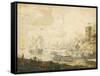 The Naval Battle of Chesma on 5 July 1770, 18th Century-null-Framed Stretched Canvas