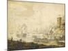 The Naval Battle of Chesma on 5 July 1770, 18th Century-null-Mounted Giclee Print