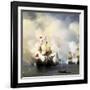 The Naval Battle of Chesma on 5th July 1770, 1848-Ivan Konstantinovich Aivazovsky-Framed Giclee Print