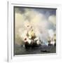 The Naval Battle of Chesma on 5th July 1770, 1848-Ivan Konstantinovich Aivazovsky-Framed Giclee Print