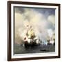 The Naval Battle of Chesma on 5th July 1770, 1848-Ivan Konstantinovich Aivazovsky-Framed Giclee Print