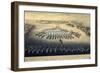 The Naval Battle of Gangut on July 27, 1714, 1724-Maurice Baquoi-Framed Giclee Print