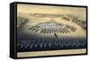 The Naval Battle of Gangut on July 27, 1714, 1724-Maurice Baquoi-Framed Stretched Canvas