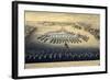 The Naval Battle of Gangut on July 27, 1714, 1724-Maurice Baquoi-Framed Giclee Print