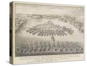 The Naval Battle of Gangut on July 27, 1714-Nicolas de Larmessin-Stretched Canvas