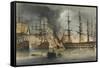 The Naval Battle of Navarino on 20 October 1827-George Philip Reinagle-Framed Stretched Canvas