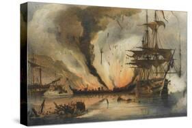 The Naval Battle of Navarino on 20 October 1827-George Philip Reinagle-Stretched Canvas