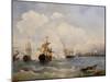 The Naval Battle of Reval on 13 May 1790, 1860S-Alexei Petrovich Bogolyubov-Mounted Giclee Print