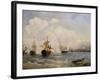 The Naval Battle of Reval on 13 May 1790, 1860S-Alexei Petrovich Bogolyubov-Framed Giclee Print