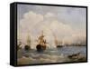 The Naval Battle of Reval on 13 May 1790, 1860S-Alexei Petrovich Bogolyubov-Framed Stretched Canvas
