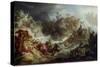 The Naval Battle of Salamis, C. 1858-Wilhelm Von Kaulbach-Stretched Canvas