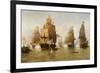 The Naval Battle-null-Framed Giclee Print