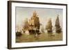 The Naval Battle-null-Framed Giclee Print