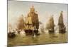 The Naval Battle-null-Mounted Giclee Print