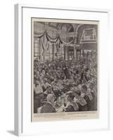 The Naval Brigade's Welcome in the City, the Feast at Lloyd'S-Henry Marriott Paget-Framed Giclee Print