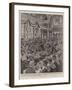 The Naval Brigade's Welcome in the City, the Feast at Lloyd'S-Henry Marriott Paget-Framed Giclee Print