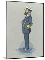 The Naval Captain-Simon Dyer-Mounted Premium Giclee Print