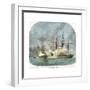 The Naval Combat in Mobile Harbour, Alabama, American Civil War, 5 August 1864-EB Hough-Framed Giclee Print