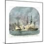 The Naval Combat in Mobile Harbour, Alabama, American Civil War, 5 August 1864-EB Hough-Mounted Giclee Print