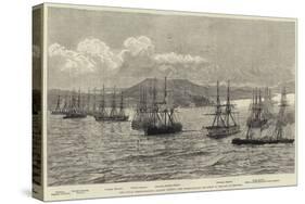 The Naval Demonstration Against Turkey, the International Squadron in the Bay at Gravosa-null-Stretched Canvas