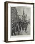 The Naval Detachment at the Head of the Procession in the Strand-William T. Maud-Framed Giclee Print