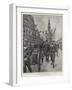 The Naval Detachment at the Head of the Procession in the Strand-William T. Maud-Framed Giclee Print