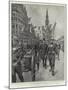 The Naval Detachment at the Head of the Procession in the Strand-William T. Maud-Mounted Giclee Print