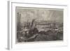 The Naval Docks in Course of Construction at Chatham-null-Framed Giclee Print