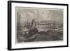 The Naval Docks in Course of Construction at Chatham-null-Framed Giclee Print