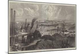 The Naval Docks in Course of Construction at Chatham-null-Mounted Giclee Print