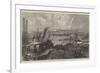 The Naval Docks in Course of Construction at Chatham-null-Framed Giclee Print