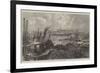 The Naval Docks in Course of Construction at Chatham-null-Framed Giclee Print